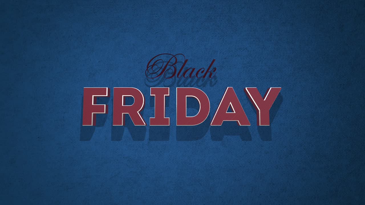 vibraciones de flashback: texto retro de black friday en la textura grunge de los años 80