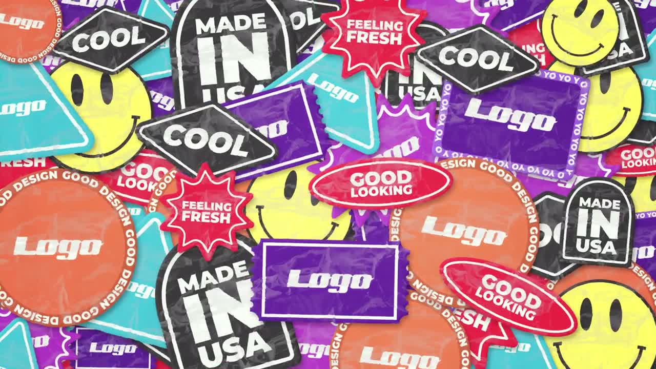 Colorful Pages Logo Reveal