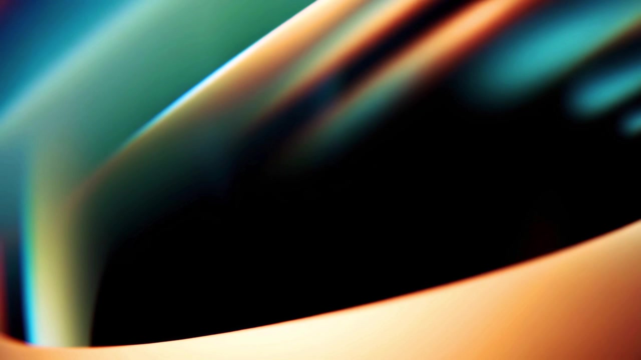 Abstract Light Leaks and Prism Refractions on Black Background