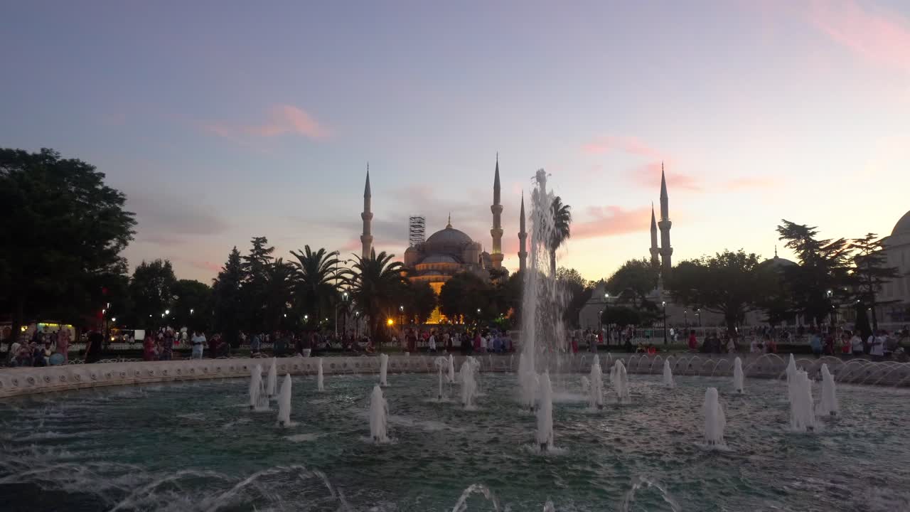 Blue Mosque view in Sultanahmet istanbul