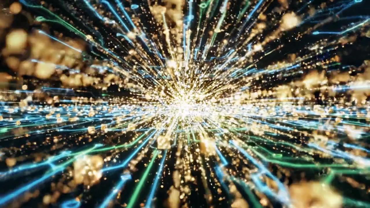 A Stunning Visualization of a Digital Circuit, Displaying a Symphony of Colors and Lights Illustrating Data Flow and Connectivity in a Technological Landscape