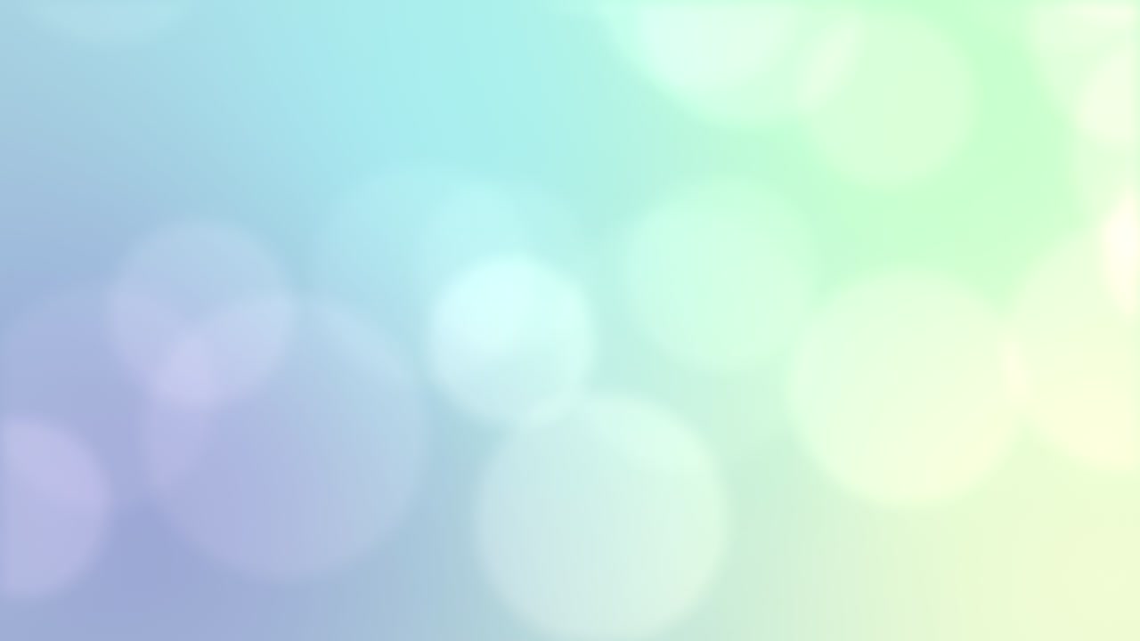 material de video de fondo de color fantástico. objetos como el bokeh redondo suben. resolución de 4k.