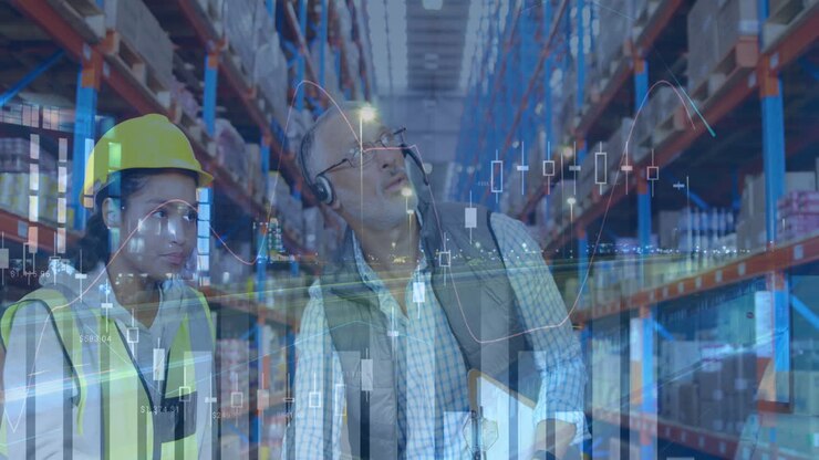 Manager giving directions to his worker 4k