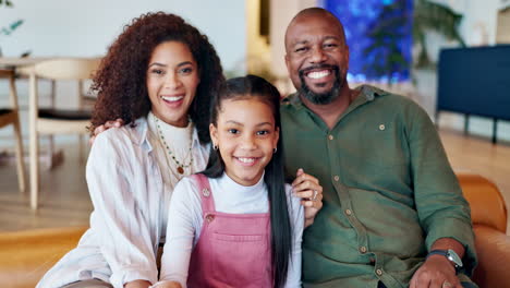 a happy family portrait
