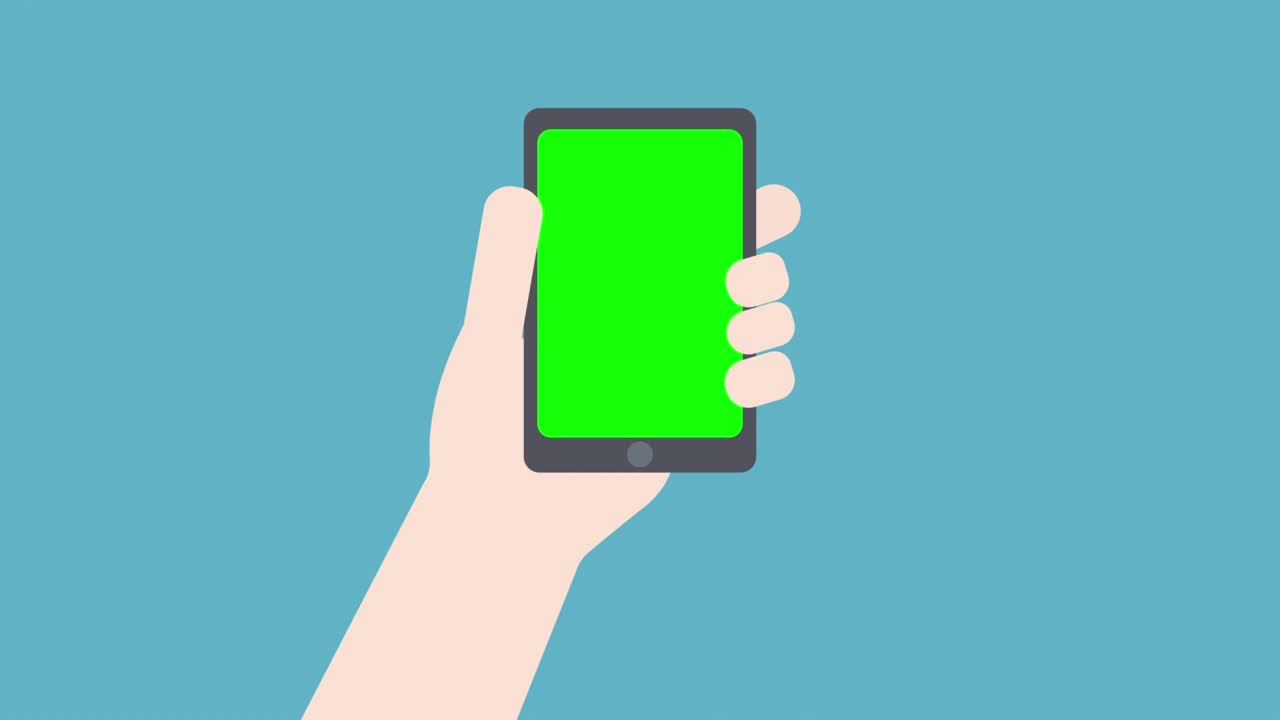 전화를 스와이프하는 간단한 애니메이션