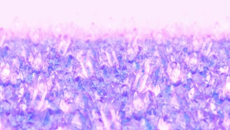 close up view of iceberg. abstract winter ice background. ice pieces. cold snow. blue and purple. 3d animation of crushed ice. loop animation.