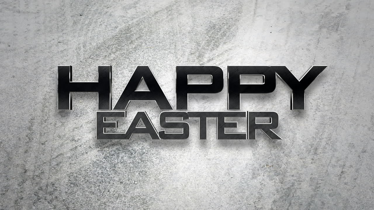 Testo Buona Pasqua su strada grunge