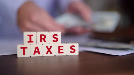 concept of owing taxes to the internal revenue service