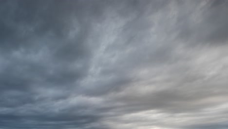 dark clouds, time-lapse cloudscape 4k video