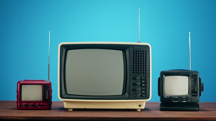 Televisores vintage con antena