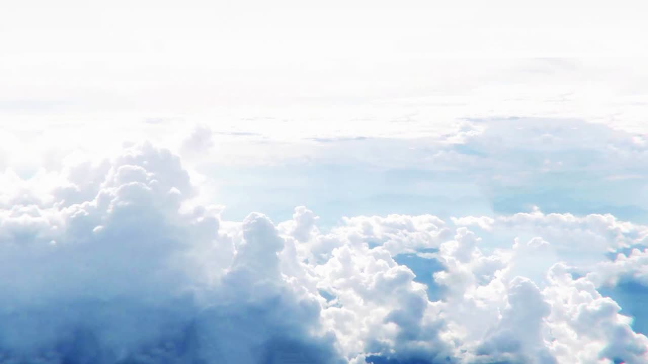 White puffy fluffy clouds floating in the sky cumulus cloud timelapse summer blue sky time lapse