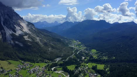 dolomites, cortina d'ampezzo, veneto, italy, september 2021