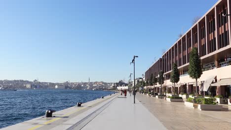 a view of the city of istanbul, turkey, from the water