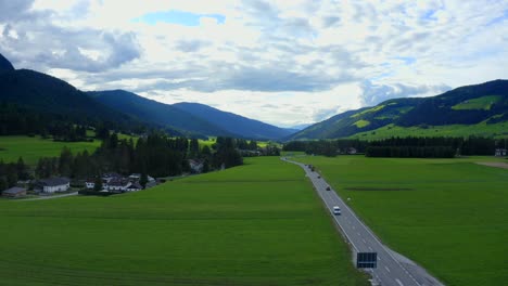camping and villabassa, dolomites, puster valley, bolzano, south tyrol, italy, september 2021