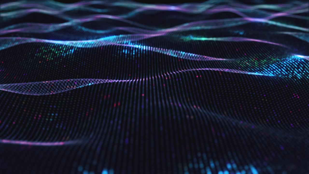 patrón de onda digital abstracto