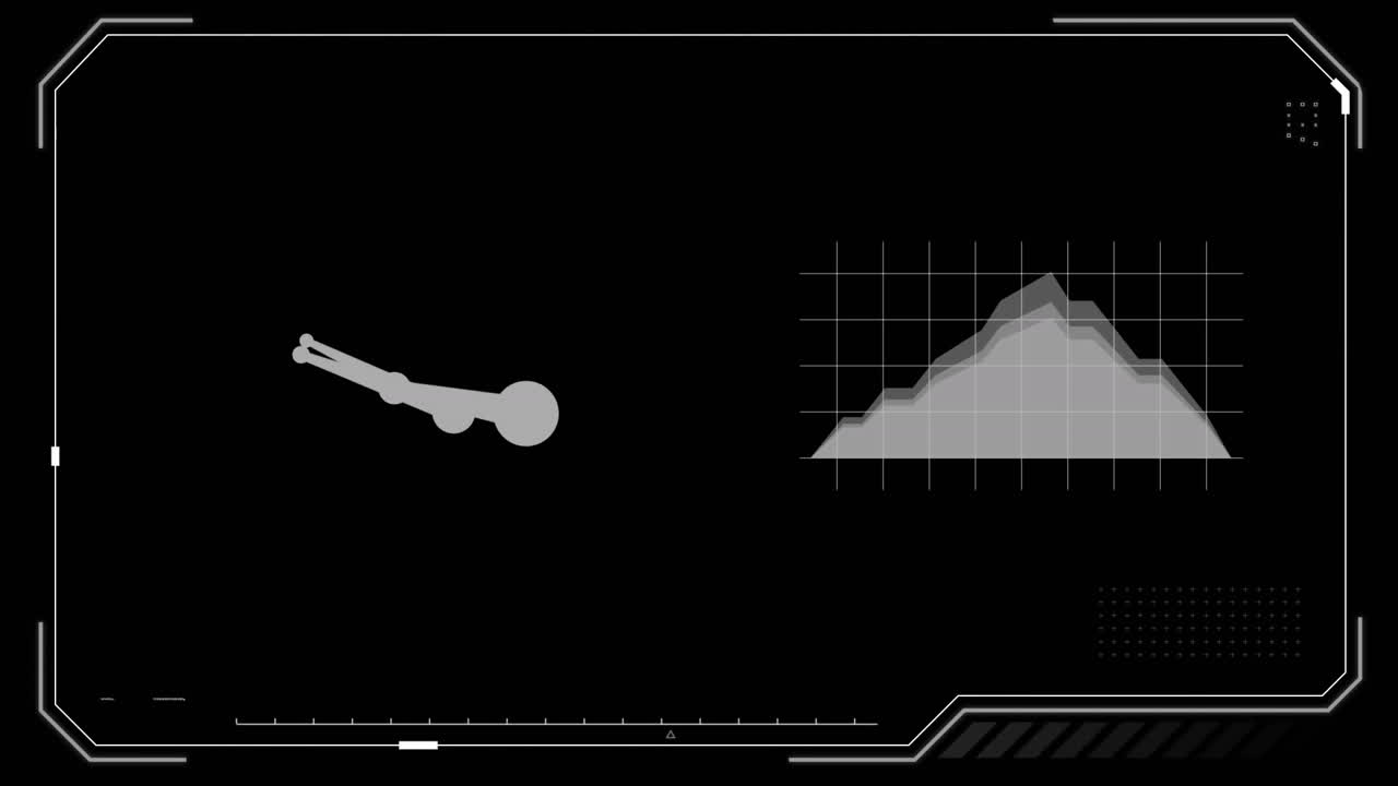산과 분자의 디지털 애니메이션