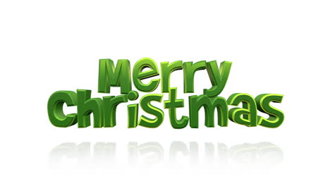 Cartoon-Merry-Christmas-text-on-colorful-white-gradient