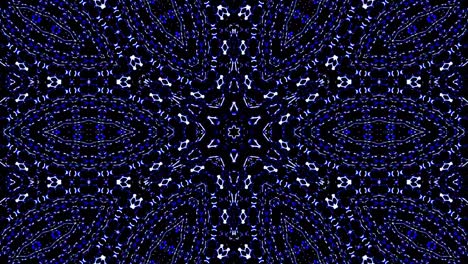 hermoso caleidoscopio abstracto que brilla, una luz radiante que regula los movimientos sutiles