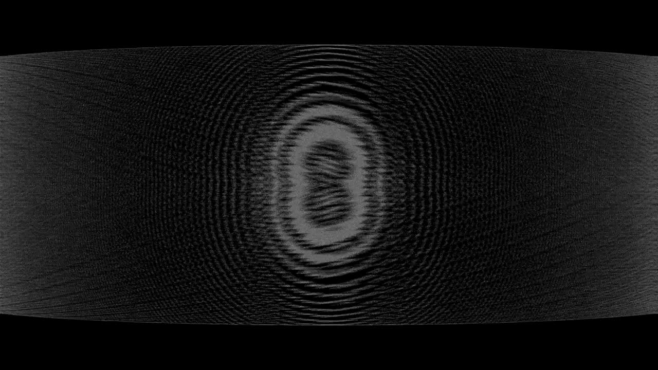 círculos concéntricos abstractos y parpadeantes