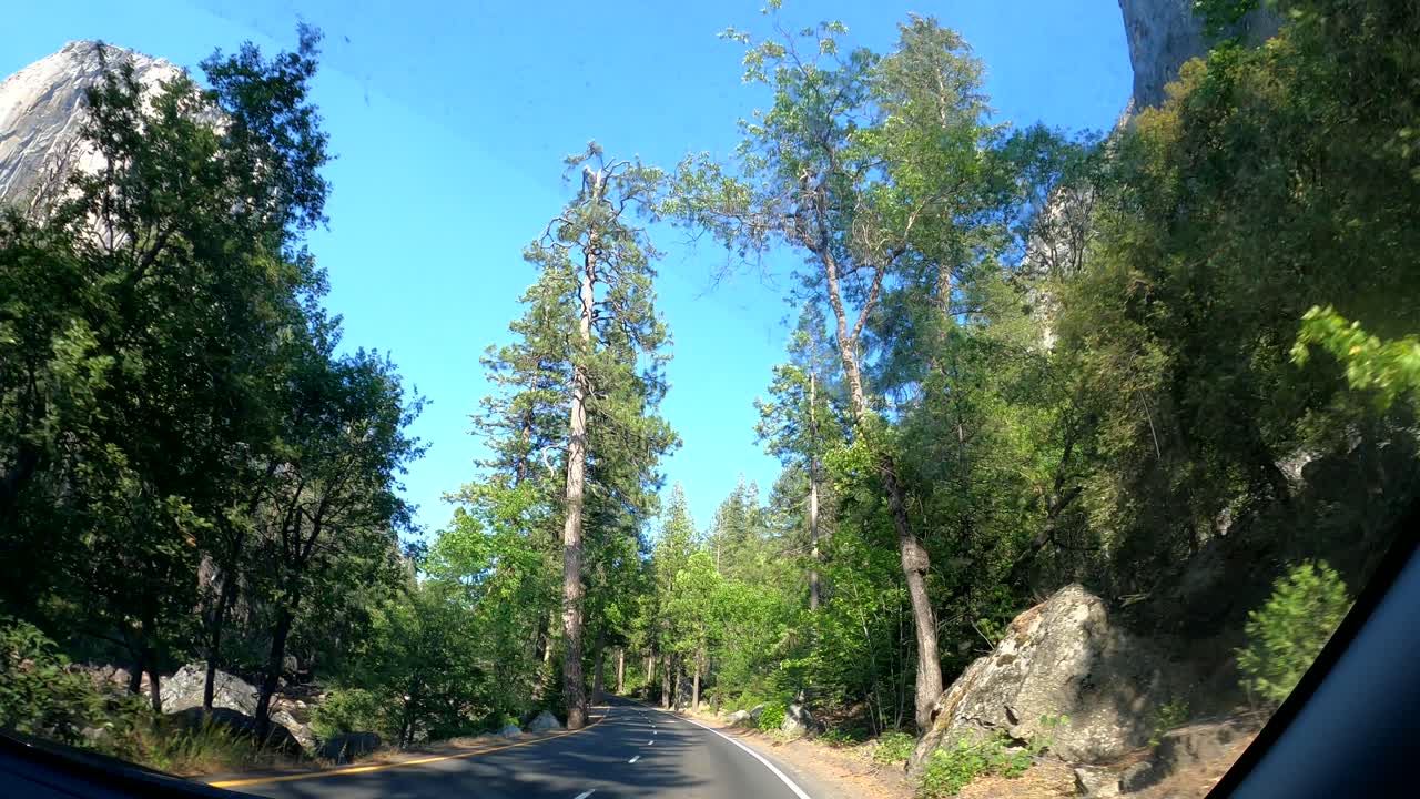 covid19 동안 미국에서 가장 인기 있는 국립공원 중 하나를 통과하는 pov 영상