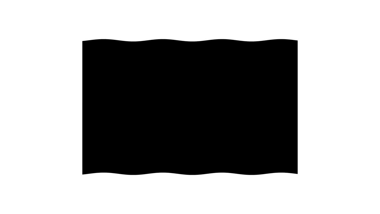 animado de la bandera de polonia. animación con mate de luma opcional. matte de luma alfa incluido. imágenes de video en bucle.