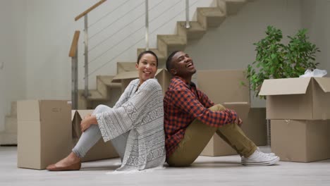 couple moving in to a new home