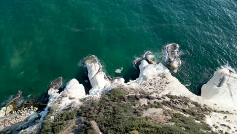 Beautiful-4K-drone-panoramic-video-of-Rosh-HaNikra--the-northernmost-point-separating-the-border-between-Israel-and-Lebanon