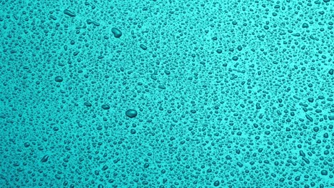 fondo de color azul abstracto con gotas de agua zoom en