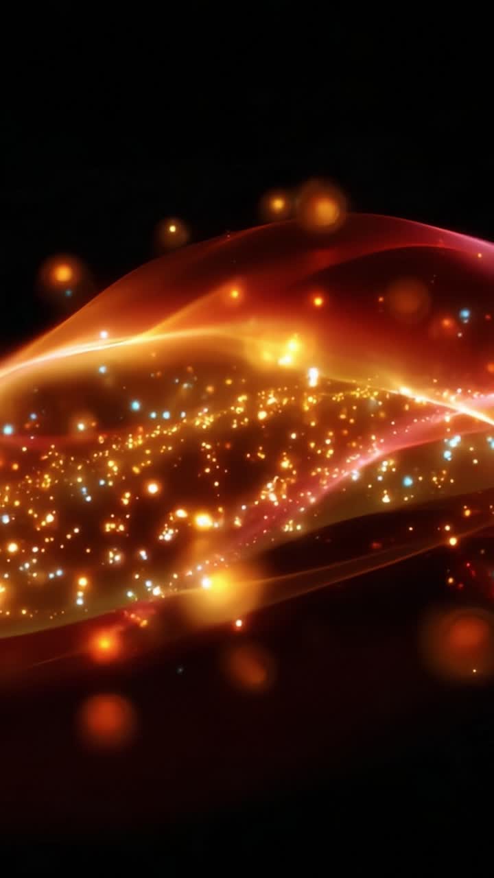 A mesmerizing display of vibrant abstract light trails, shimmering particles, and soft glowing effects, creating an enchanting visual experience that captivates and inspires creativity and wonder in any viewer