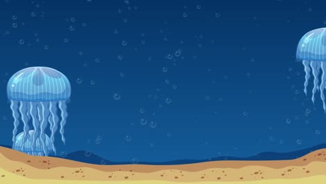 jellyfish moving gracefully underwater in groups