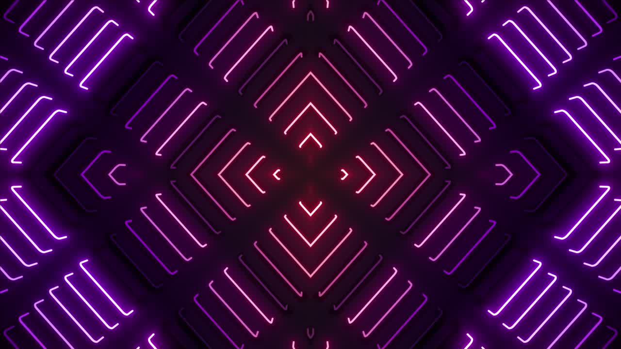 Neon Geometric Pattern