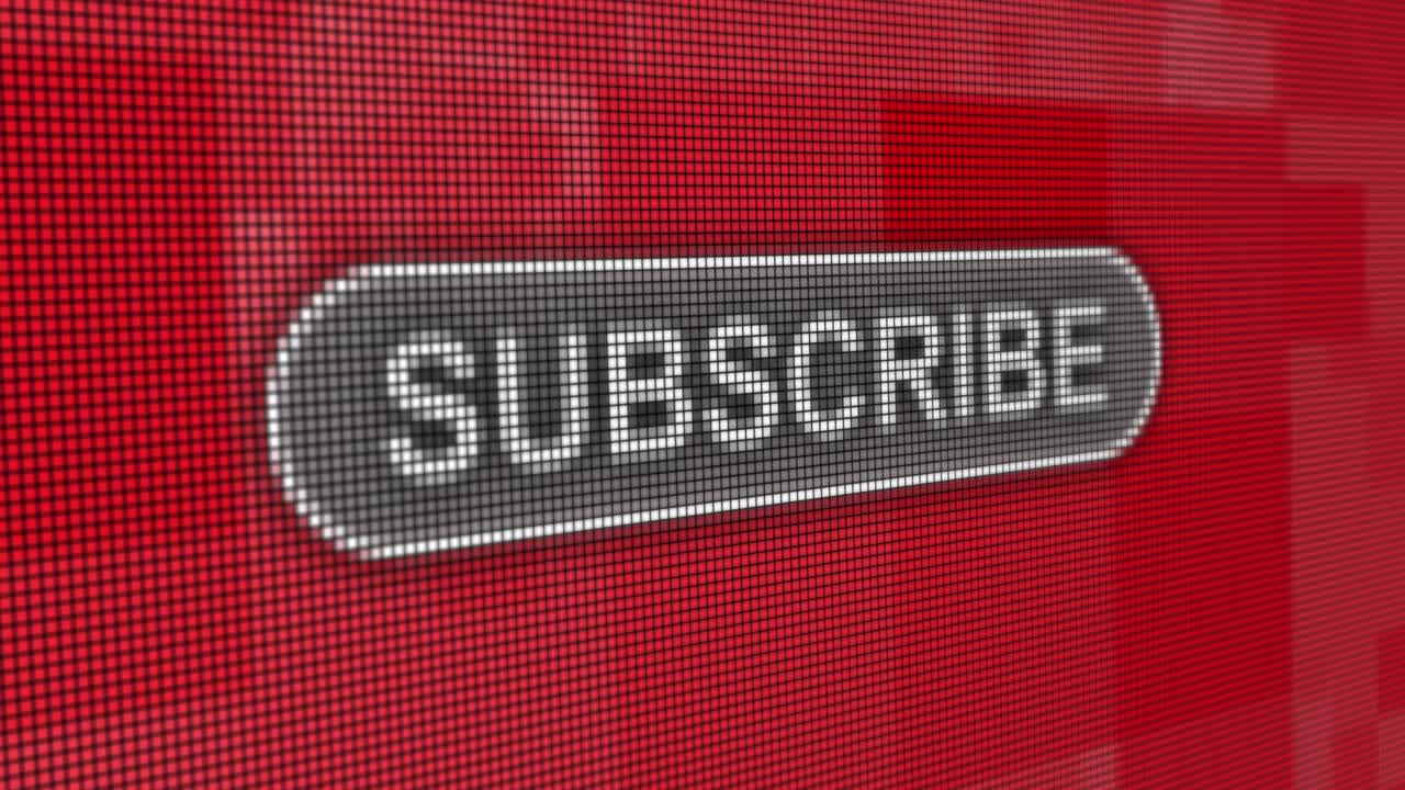 가입 버튼 픽셀 컴퓨터 화면 애니메이션 클로즈업