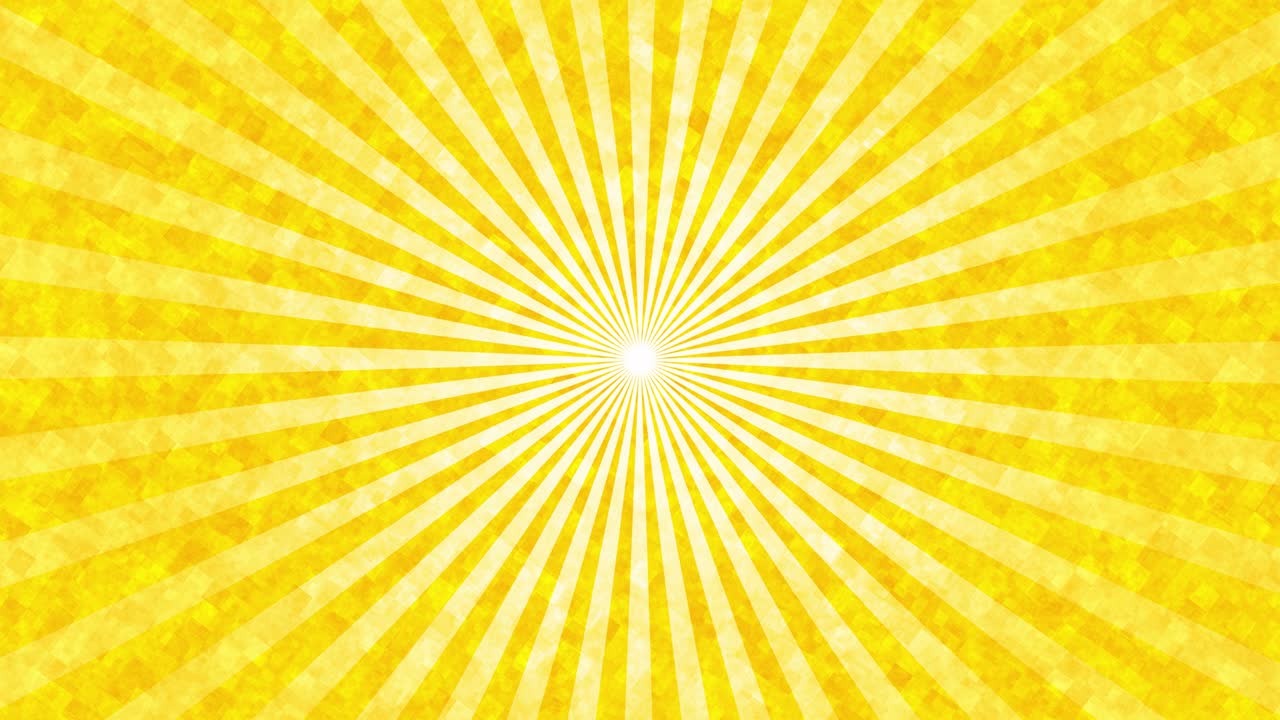 las líneas amarillas radiadas giran alrededor del centro del fondo texturizado.
