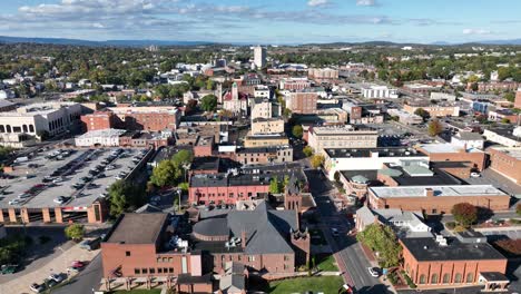 aerial high above harrisonburg virginia