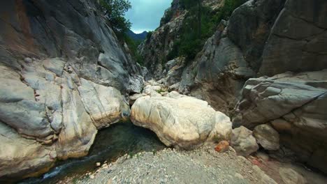 landscape of goynuk canyon in antalya, turkey