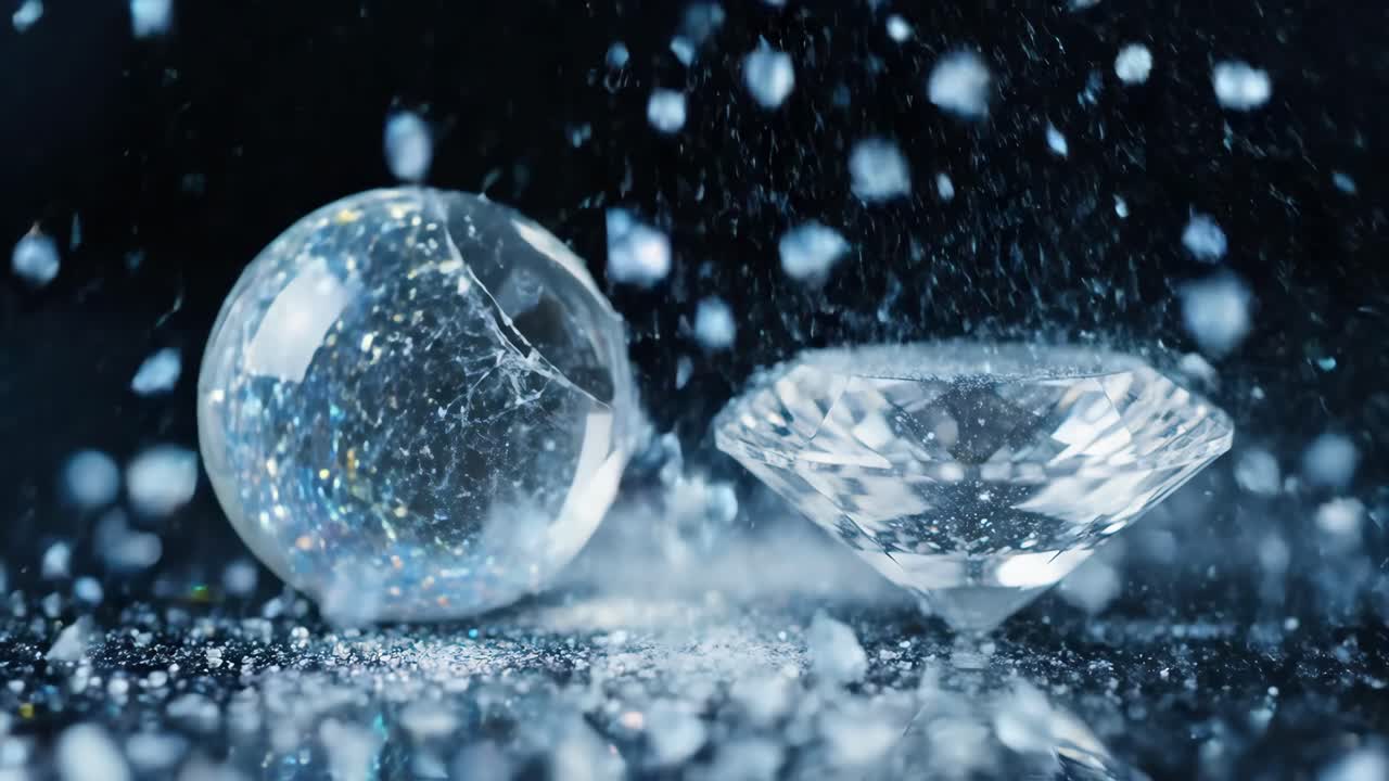 Sparkling Diamonds and Crystal Ball