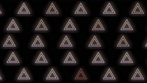 gold triangles pattern with led light in club style