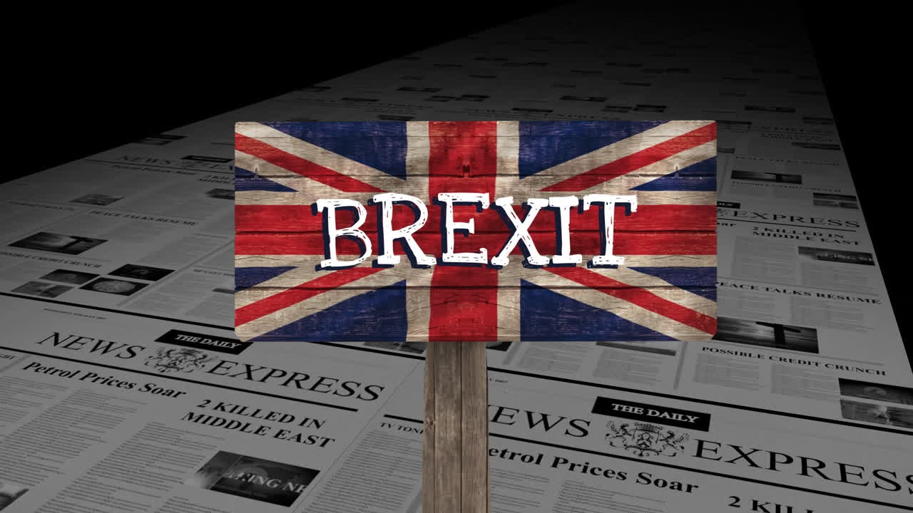 video de periódico animado