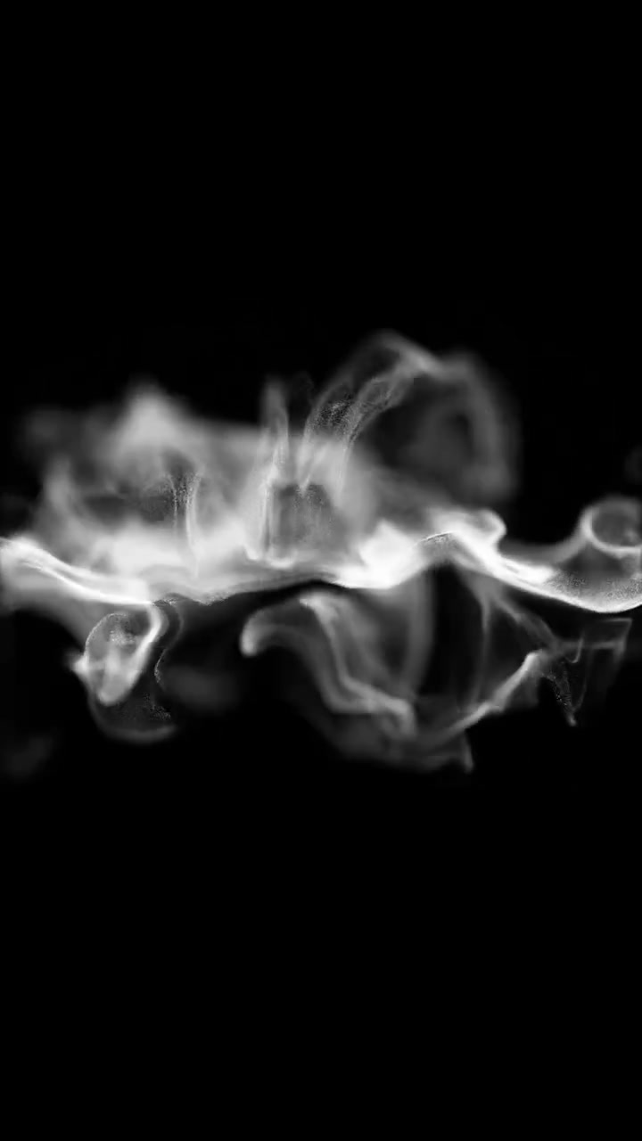 Sfondo di transizione con impatto di fumo denso