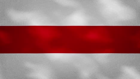 white-red-white flag historical symbol of belarusians dense flag fabric wavers, background loop