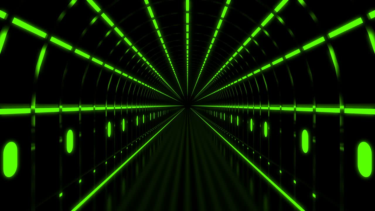 fondo abstracto en bucle verde sin fin