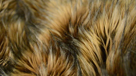 close up of faux fur fabric