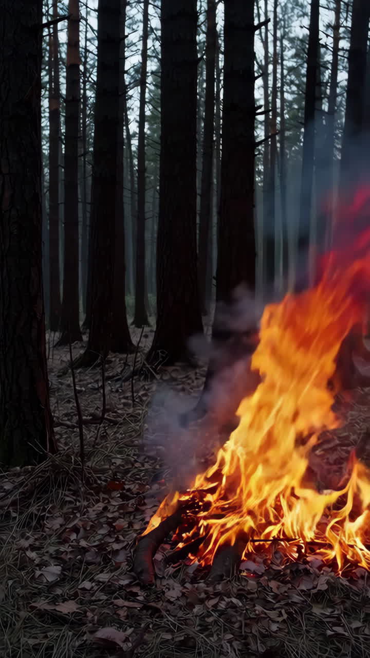 Bonfire in a Dark Forest