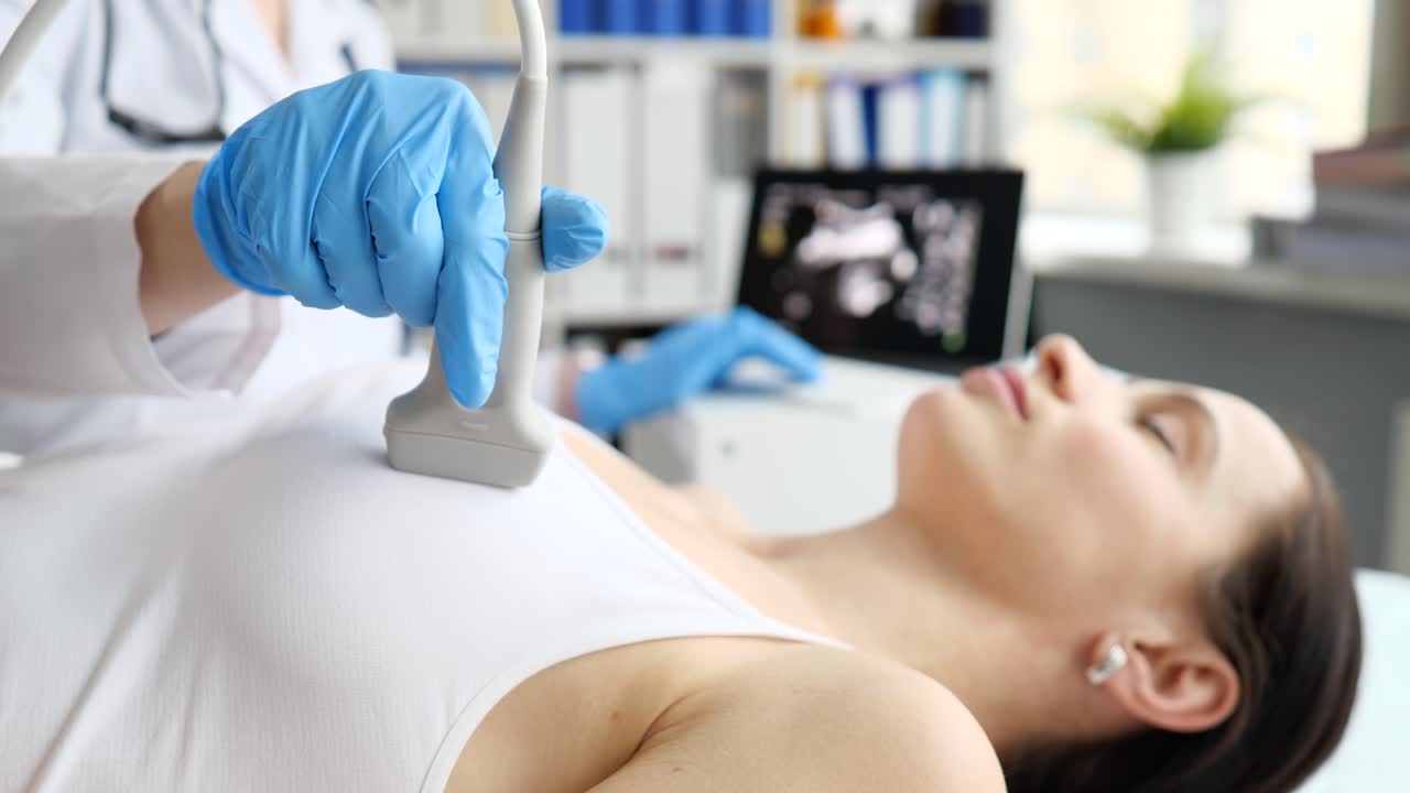 Ultrasound examination of a patient