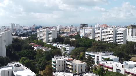 Drone-view-of-residential-areas-of-santo-domingo