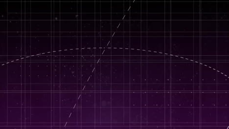 animación del procesamiento de datos científicos y artículos escolares sobre un fondo negro