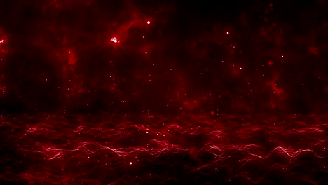 particles dust abstract light bokeh motion titles cinematic background loop