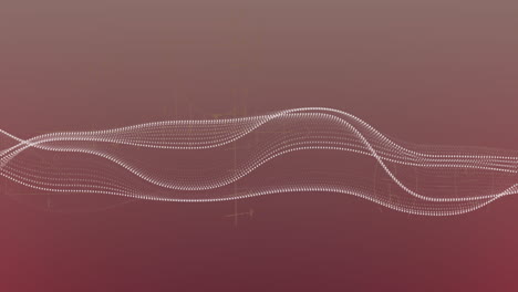 animación de ondas digitales y ecuaciones matemáticas contra un fondo de gradiente púrpura.