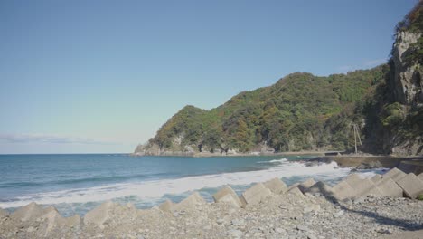 amarube coastline in hyogo prefecture, japan