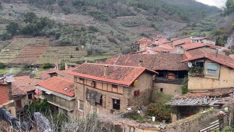 Robledillo-De-Gata-Tradicional-Housings-Buildings-In-CÃ¡ceres,-Extremadura